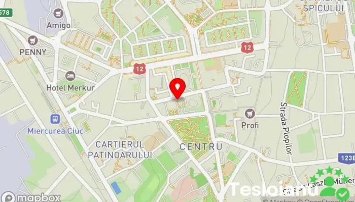 hartă a LOTUS - Miercurea Ciuc Husqvarna Magazin cu mașini de tuns iarbă, Magazin cu articole de grădinărit, Magazin de bricolaj în Miercurea Ciuc