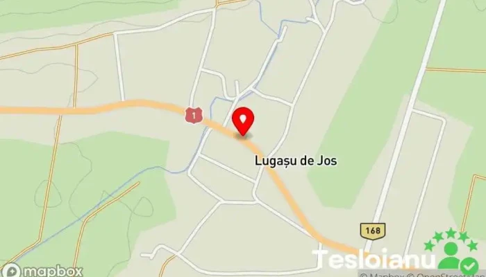 hartă a Lugașu de Jos  în Lugașu de Jos