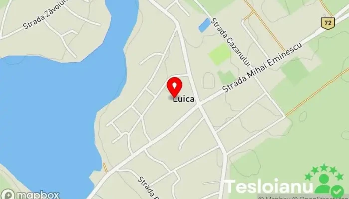 hartă a Luica  în Luica