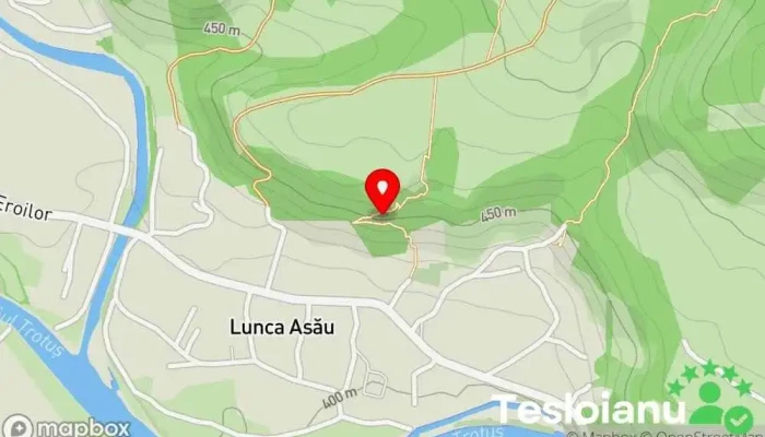 hartă a Lunca Asău  în Lunca Asău