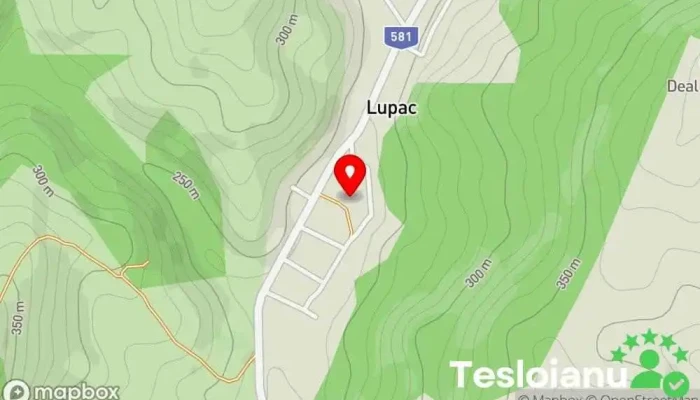 hartă a Lupac  în Lupac