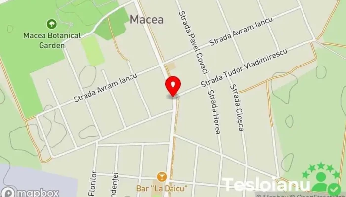 hartă a Macea  în Macea