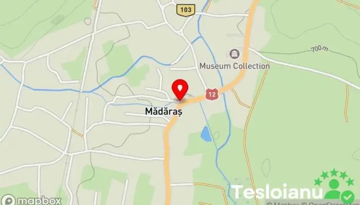 hartă a Mădăraș  în Mădăraș