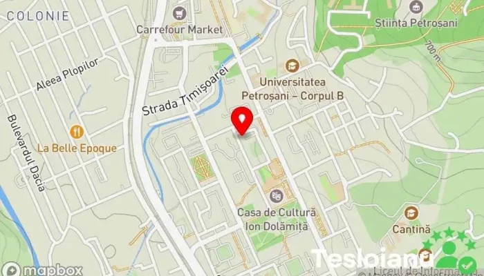 hartă a Magazin de chei auto COCO Lăcătuș în Petroșani