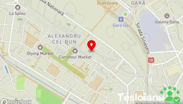 hartă a MaiChei Servicii de duplicare chei în Iași