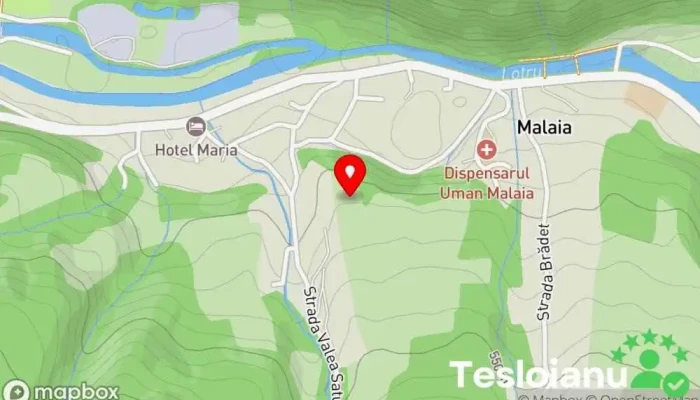 hartă a Mălaia  în Mălaia