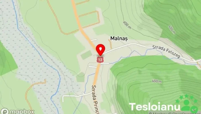hartă a Malnaș  în Malnaș