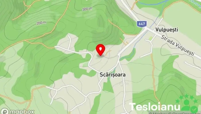 hartă a Mănăstirea Govora Mănăstire, Atracție turistică în Vulpuleşti