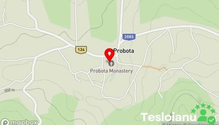 hartă a Mănăstirea Probota Mănăstire în Probota