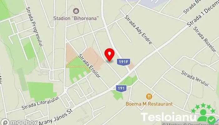 hartă a Marghita  în Marghita