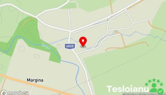 hartă a Margina  în Margina