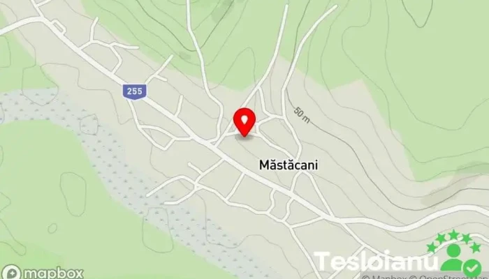 hartă a Măstăcani  în Măstăcani