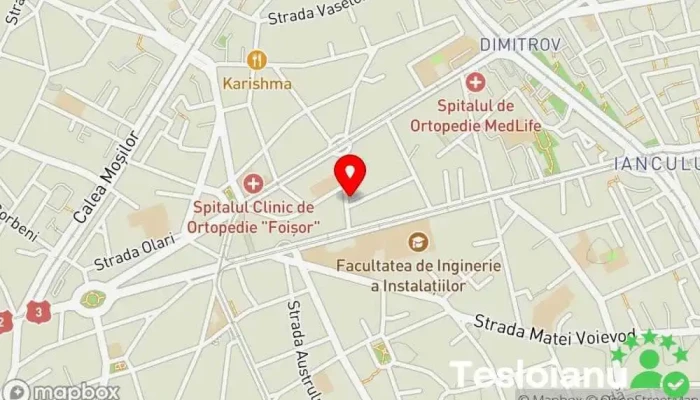 hartă a Master Key Shop - Magazinul de Chei Lăcătuș în București