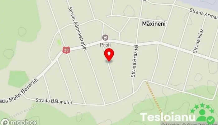 hartă a Măxineni  în Măxineni