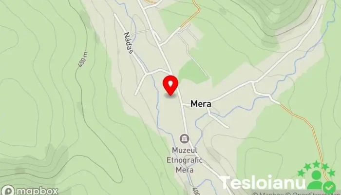 hartă a Mera  în Mera