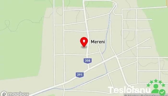 hartă a Mereni  în Mereni