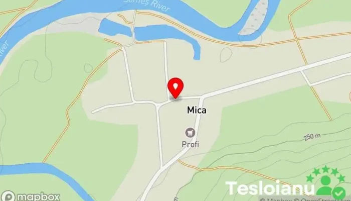 hartă a Mica  în Mica