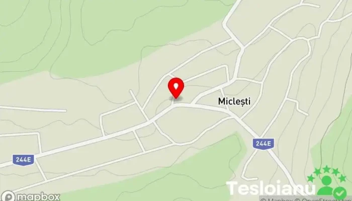 hartă a Miclești  în Miclești