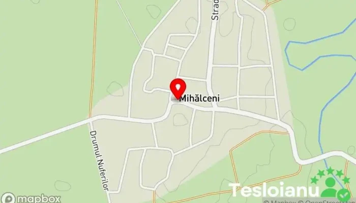 hartă a Mihălceni  în Mihălceni