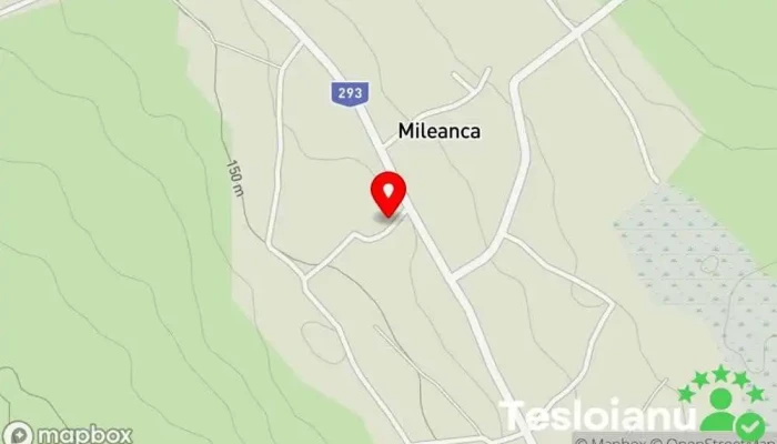hartă a Mileanca  în Mileanca
