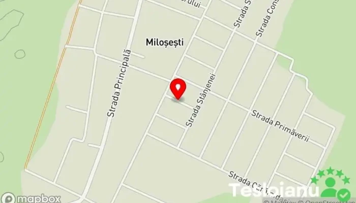 hartă a Miloşeşti  în Miloşeşti
