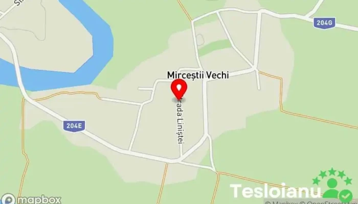 hartă a Mirceștii Vechi  în Mirceștii Vechi