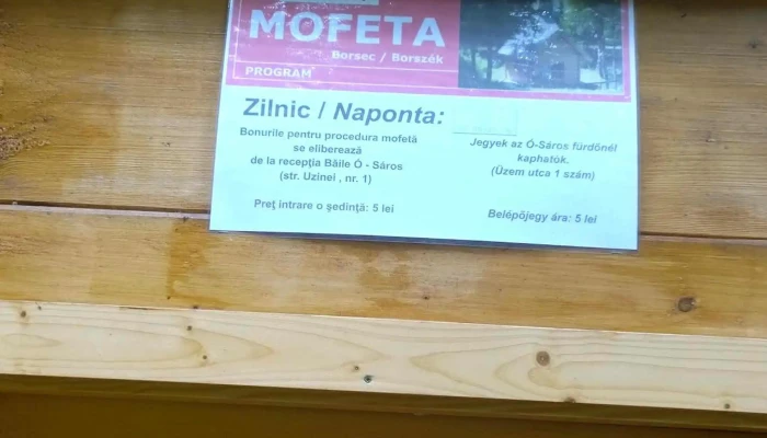 Mofeta Borsec Număr - Borsec