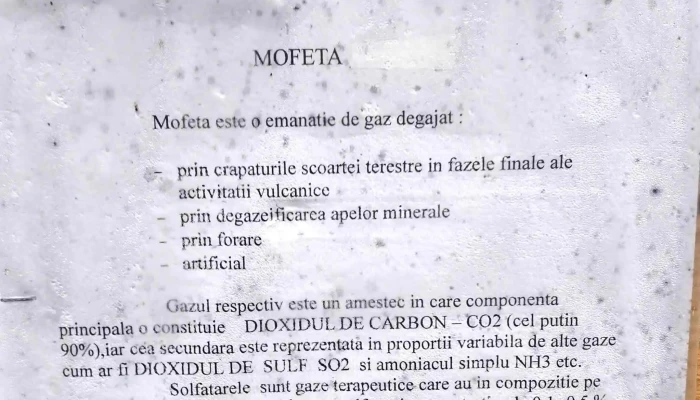 Mofeta Borsec Unde - Borsec