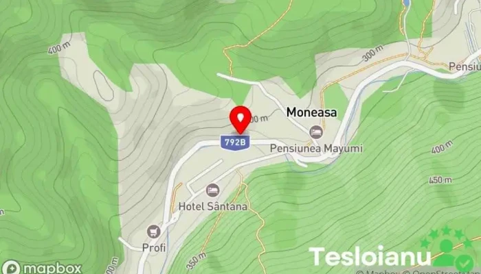 hartă a Moneasa  în Moneasa