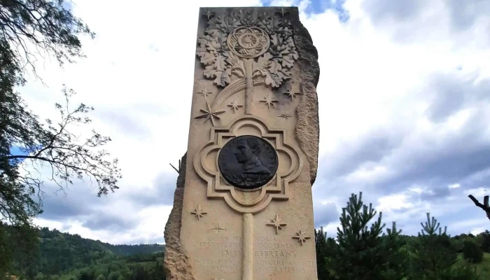 Monumentul Sublocotenentului Erou Emil Rebreanu Locație - Palanca