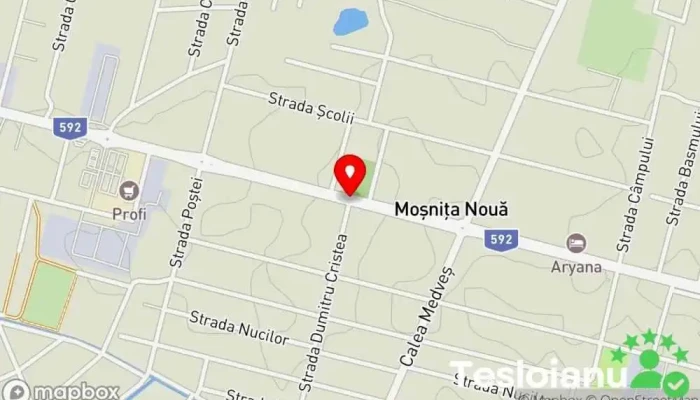 hartă a Moșnița Nouă  în Moșnița Nouă