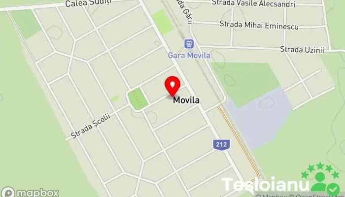 hartă a Movila  în Movila
