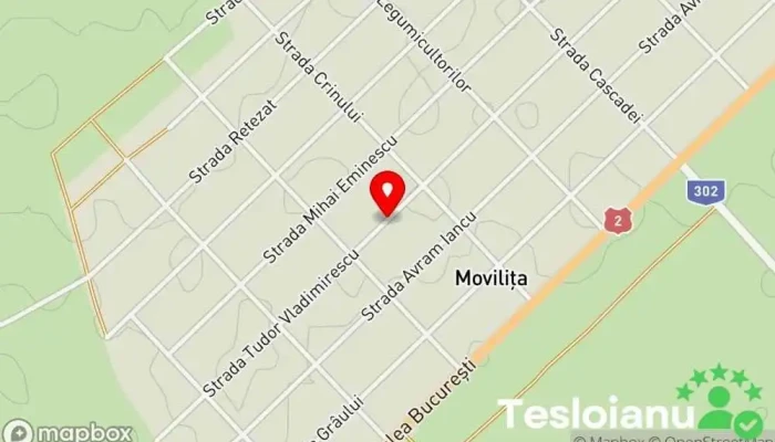 hartă a Movilița  în Movilița