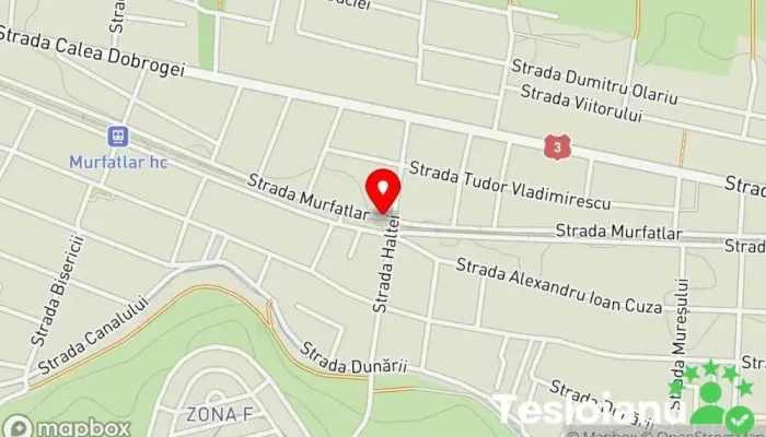 hartă a Murfatlar Gară în Valu lui Traian
