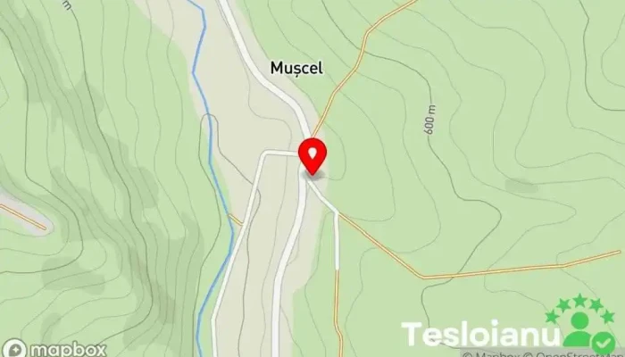 hartă a Mușcel  în Mușcel