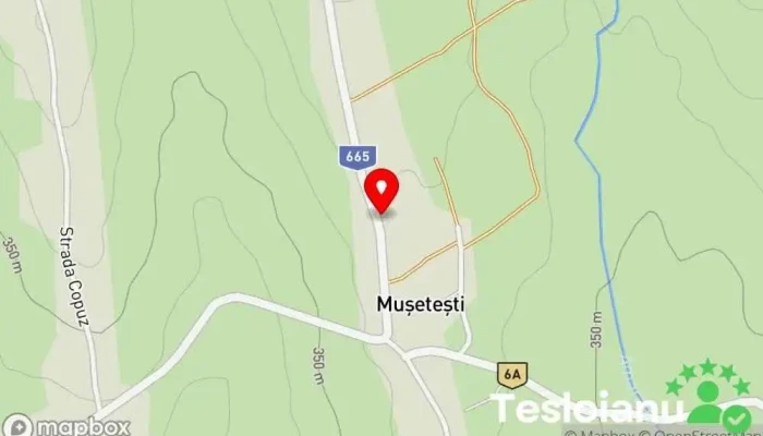 hartă a Mușetești  în Mușetești