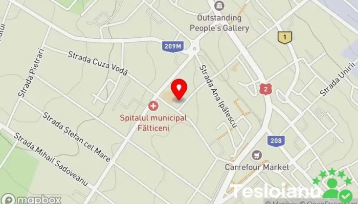 hartă a Muzeul Apelor Mihai Bacescu Muzeu, Atracție turistică în Fălticeni