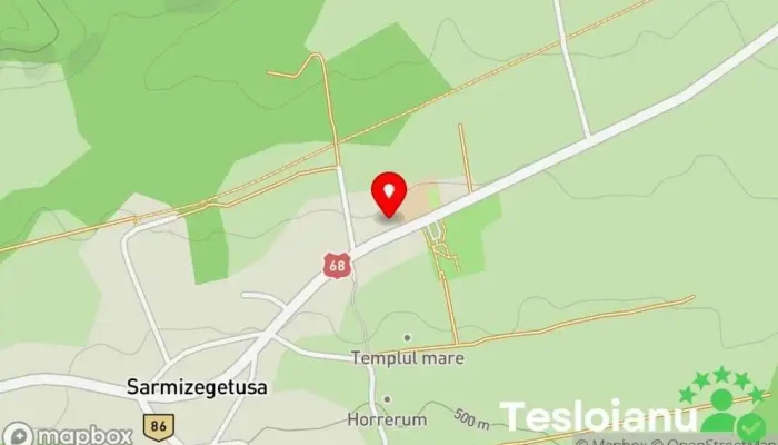 hartă a Muzeul de Arheologie Sarmizegetusa Muzeu arheologic în Sarmizegetusa