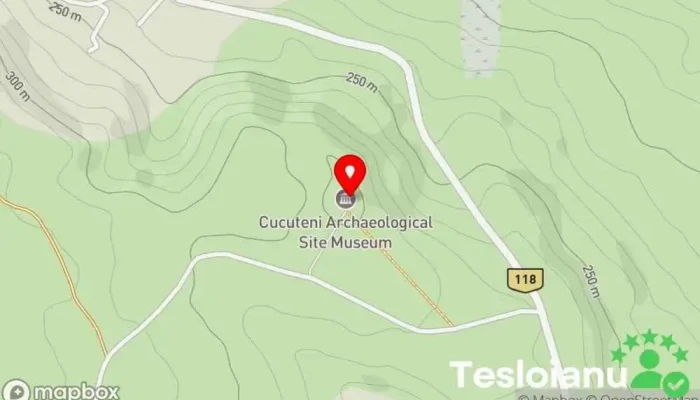hartă a Muzeul de Istorie si Arheologie Cucuteni Muzeu arheologic, Muzeu, Atracție turistică în Cucuteni
