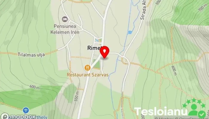 hartă a Muzeul Etnografic Rimetea Muzeu, Atracție turistică în Rimetea