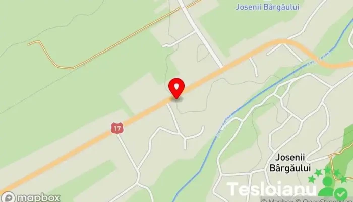 hartă a Muzeul Satesc Josenii Bargaului Muzeu în Josenii Bârgăului
