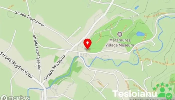 hartă a Muzeul Satului Maramureșean Muzeu, Atracție turistică în Sighetu Marmației