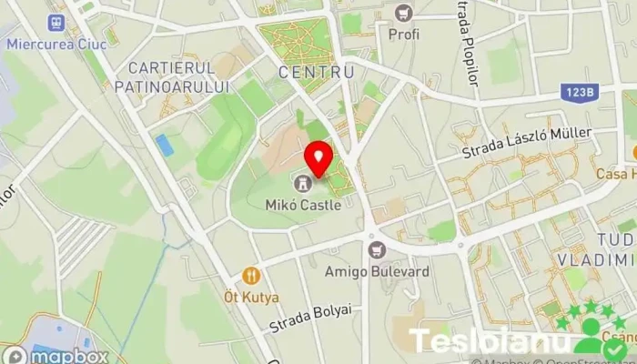 hartă a Muzeul Secuiesc al Ciucului Muzeu în Miercurea Ciuc