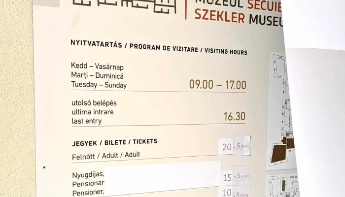 Muzeul Secuiesc Al Ciucului -  Număr - Miercurea Ciuc