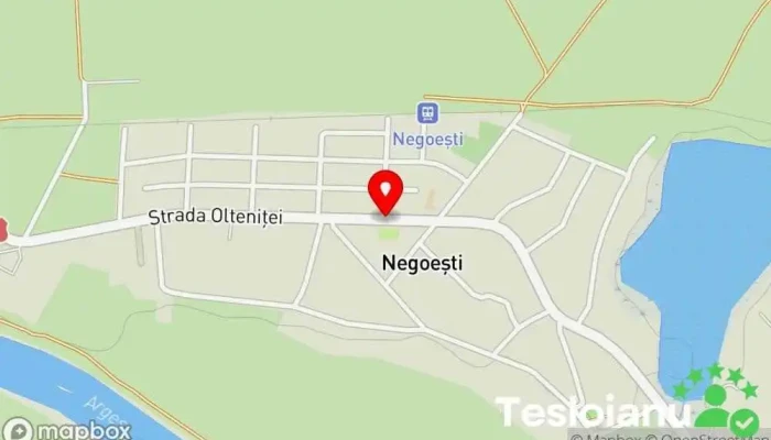 hartă a Negoești  în Negoești