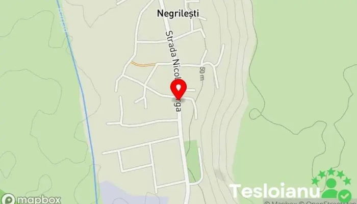 hartă a Negrilești  în Negrilești