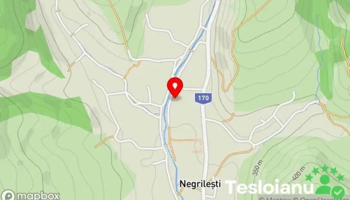 hartă a Negrilești  în Negrilești