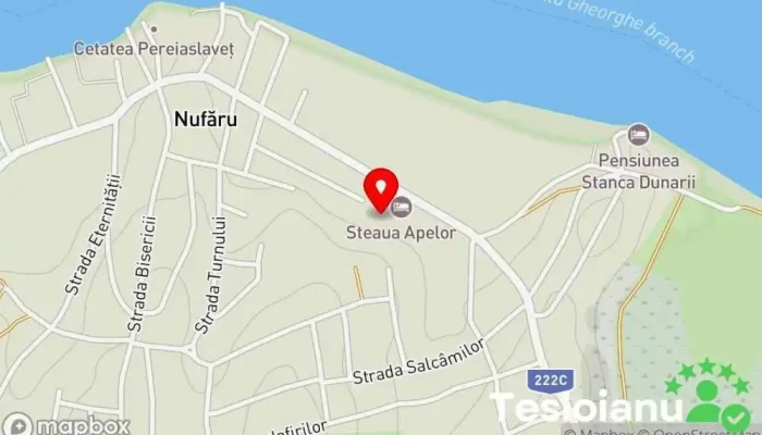 hartă a Nufăru  în Nufăru