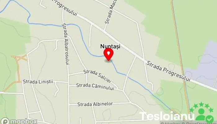 hartă a Nuntaşi  în Nuntaşi