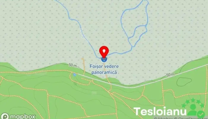 hartă a Observator Ornitologic Comana Zonă destinată observării păsărilor, Atracție turistică în Rezervație Comana